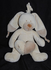 🍀Peluche Doudou Lapin Ecru