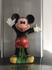 RARE FIGURINE COLLECTOR  MICKEY  (plastique dur) - 36cm haut 29 cm ( Pouet )