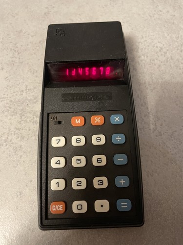 Calculatrice vintage années
