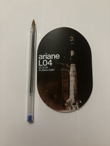 Autocollant fusée ariane - autocollant,