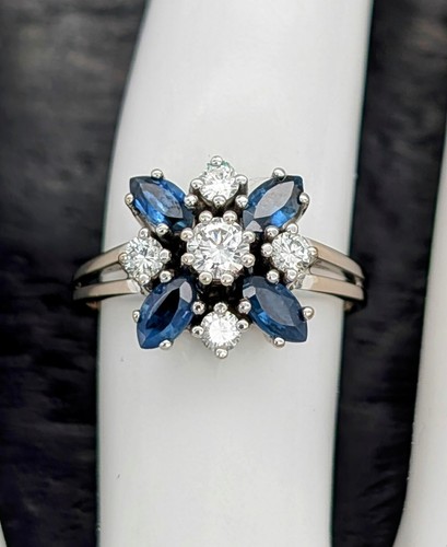 Ladies ring 585 - white, gold