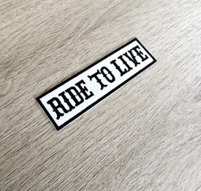 Patch ride live écusson - to,