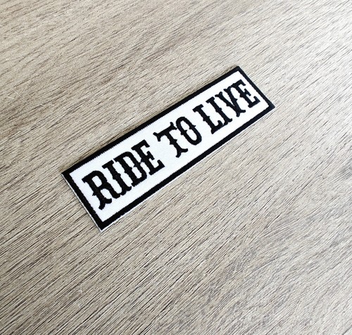 Patch ride live écusson - ride,