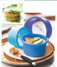 TRIO DECO 3 CERCLES COMPLEMENTAIRES TUPPERWARE - NEUF - BLEU 
