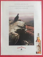 Publicité de presse Boisson Alcoolisée Scotch Whisky Ecossais FAMOUS GROUSE 1989
