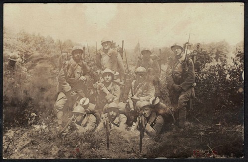 Cpa carte photo militaires - militaires, du