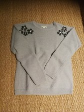 Pull gris Vertbaudet fille 10 ans