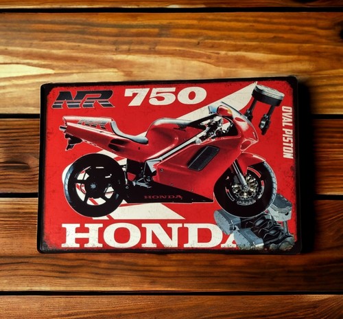Plaque métal honda 750 - plaque, nr
