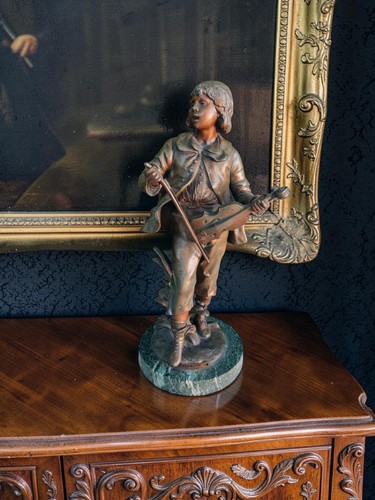 Statue violoniste aug moreau - violoniste,