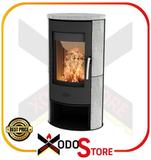 Poêle À Bois LOWENBERG Modèle JOSEFINE Pierre Ollaire 7,5 kW - PRÊT À ÊTRE LIVRÉ