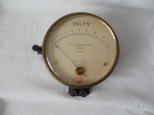 Ancien cadran voltmetre - cadran,