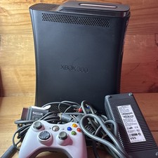 Console Microsoft Xbox 360 FAT Noir 120Go Manette Cables Vintage Retrogaming