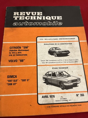 Revue technique simca 1307 - ,