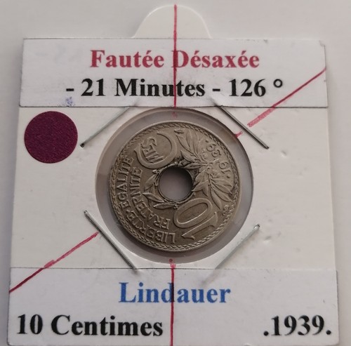 Monnaie fautée désaxée - , 10