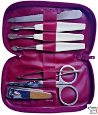 Trousse MANUCURE PEDICURE, 7 piéces (coupe ongles,ciseaux,lime,pince à épiler..)