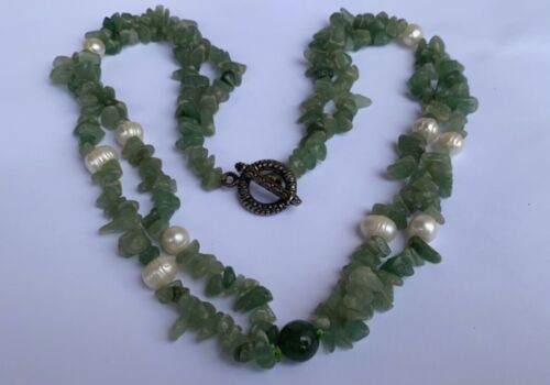 Double rangs ancien collier - double,