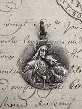 Médaille JESUS CHRIST argent massif religion silver catholic medal