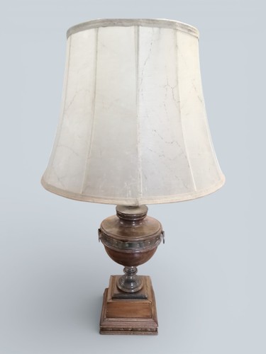 Lampe amphore bois - amphore,