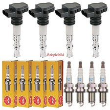 4x Beru Bobine D'Allumage + 4x NGK Bougie pour VW Golf V 1K1 1.6 FSI 1.4 1T1 1T2
