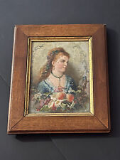 Tableau peinture XIXe portrait