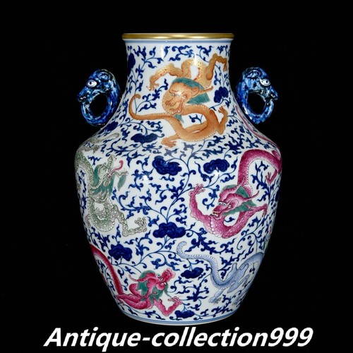 Qianlong blue white - qianlong,