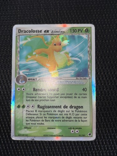 Carte pokémon dracolosse - carte,