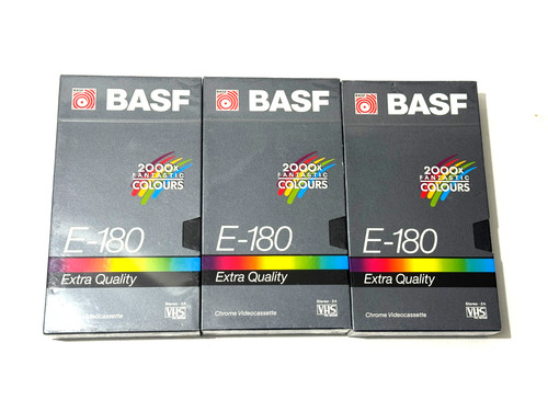 Lot video basf vhs - 3, extra