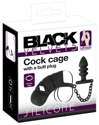 Cage bite avec - bite, plug