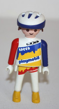 PLAYMOBIL 3846 RARE PERSONNAGE COUREUR CYCLISTE VELO SPORT