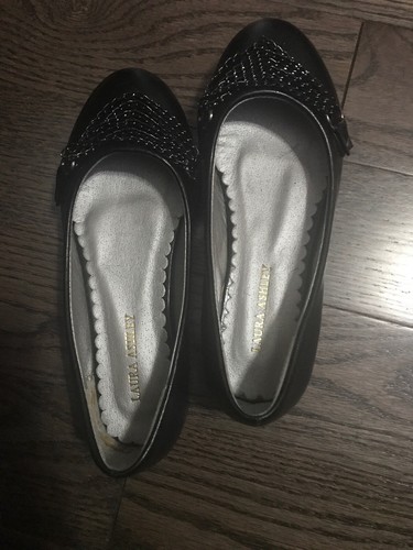 New girls laura ashley black - new!,