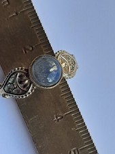 BAGUE FEMME LABRADORITE ~ WOMEN'S RING LABRADORITE STONE