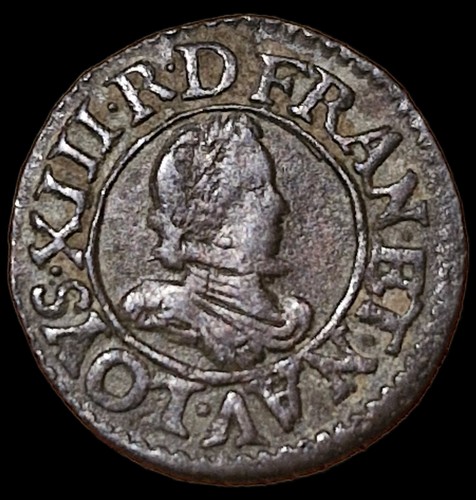 Denier tournois louis 1619 - denier, 13