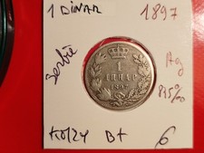 Serbie 1 Dinar 1897