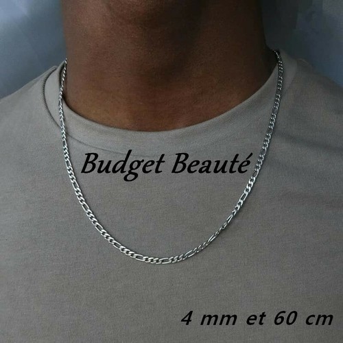 Collier chaîne figaro - , acier