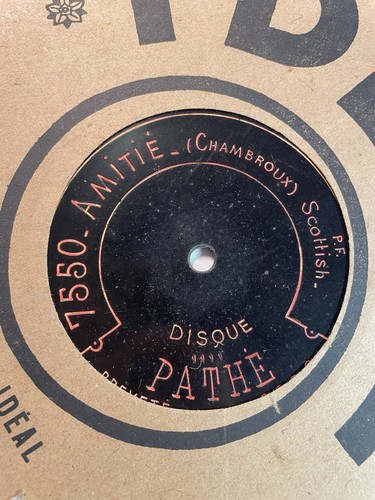 Disque pathe 7550 - pathe, amitié