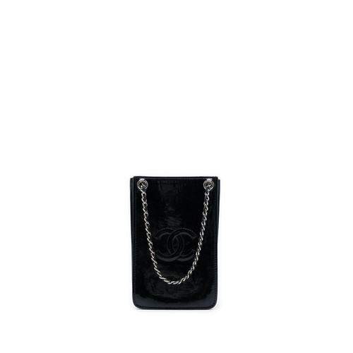 Chanel cuir verni phone - chanel,
