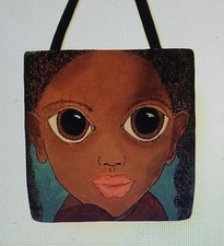 ADORABLE girl black BIG Eyes