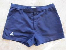 Short LE COQ SPORTIF vintage tennis sport détente bleu marine 80's 80 S
