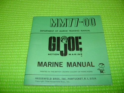 Joe catalogue marine manual - gi-joe,