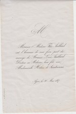 1867 Faire-part mariage Louis