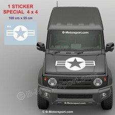 1 autocollant ETOILE US ARMY