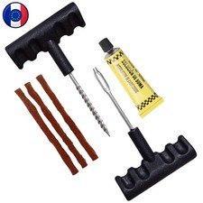 Kit Réparation Pneu Tubeless Trottinette Vélo Moto Auto – Mèches Anti-Crevaison