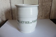 ancien pot rillette de tours