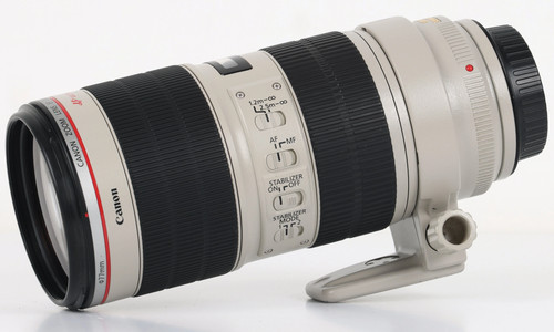 Canon 200mm is - 70-200mm, usm