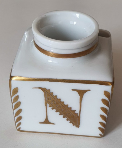 Encrier porcelaine - encrier,