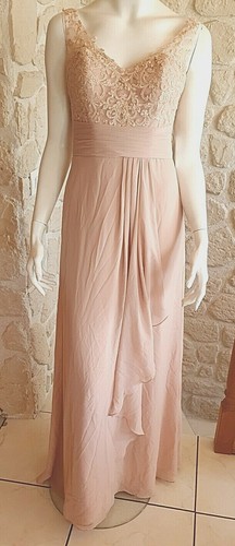 Robe cocktail nude taille