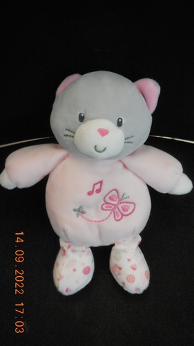 Doudou peluche musical chat - musical,