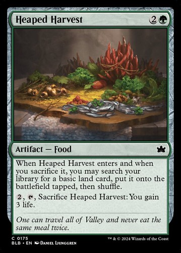 Heaped harvest - heaped, (175)