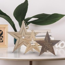 Ornement de porte d'entrée suspendu en bois flotté, décoration  en forme