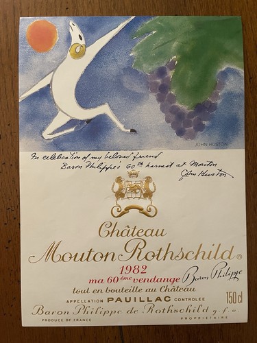étiquette château mouton - château,